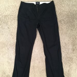 American Eagle Original Boot Khaki Pants - Black